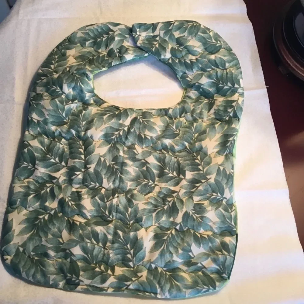 3/$25 or $12 ea. NWT Handmade Reversible Quilted Baby Bib. 3/$25.